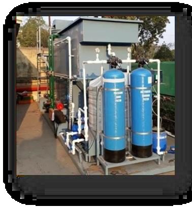 Effluent treatment plant with ultrasonic filtration